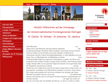 Tablet Screenshot of kirche-oestringen.de